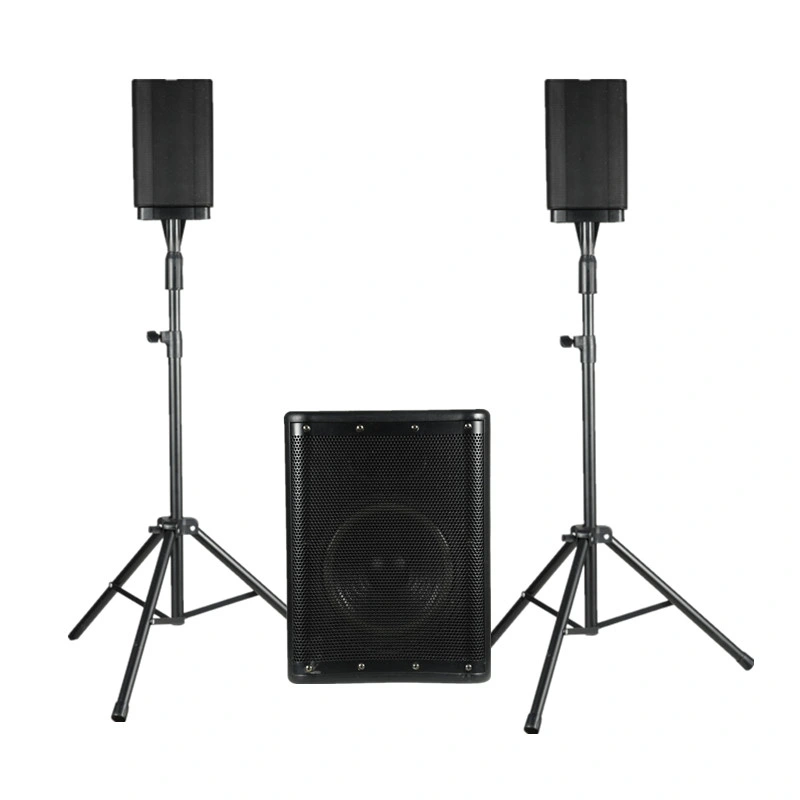 15inch Portable Professional Speaker PRO Audio Set with Stand Wireless Bluetooth Remote Control Active Speaker Box