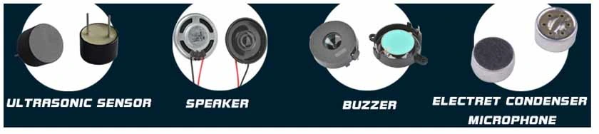 12V Active Piezo Buzzer Black Buzzer with Wire