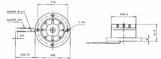 Piezo Alarm Fire Alarm